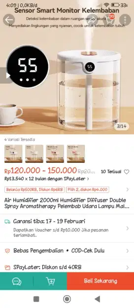 Humidifier K15 Double sprayer
