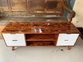 Meja tv jati belanda aesthetic