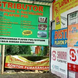 Plafon pvc murah