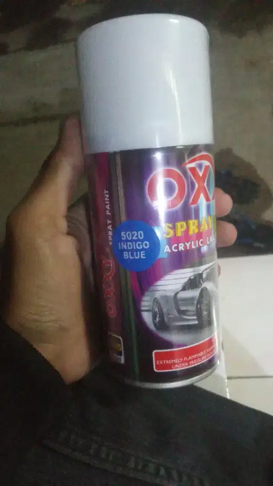 Pilok merk oxy warna biru indigo