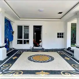 Batu sikat lantai carport