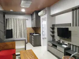 Apartemen aeropolis baru renov 2 room, bersih, full furnished