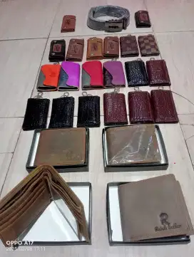 Jual borong, dompet pria kulit asli, dompet kunci kulit dan Oskar,,