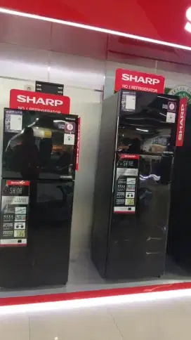 Kredit cicilan kulkas Sharp syarat KTP aja bunga 0%