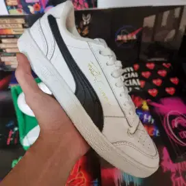 Sepatu Sneakers Casual Pria Puma White Black Murah Meriah