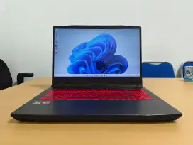 LAPTOP MSI RYZEN 7 RAM 64GB SSD 512GB VGA RX5500 4GB LAYAR 144H MANTAP