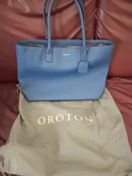 Tas selempang wanita oroton kulit asli import Australia