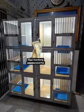 Kandang kucing alumunium
