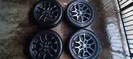 Dijual Velg XL7 hybrid dan Ban Turanza T005 205/60 R16