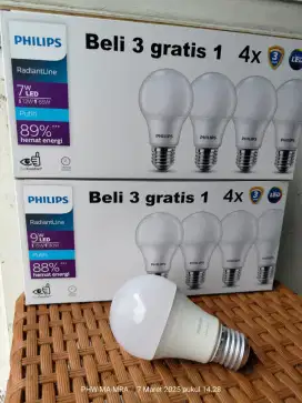 Lampu led Philips isi 4 ( BISA COD )