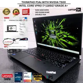 THINKPAD P14s Vpro i7-1185G7 NVIDIA T500 RAM 16GB/SSD 512GB/GRADE A+