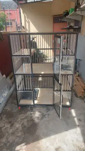 Kandang Kucing Alumunium