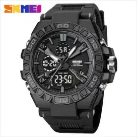 Jam tangan Pria SKMEI Dual Time Sporty Waterproof