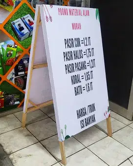 PAPAN NAMA TOKO SEGITIGA