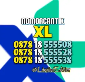 (bisa COD) Nomor CANTIK Kartu XL HOKI KUARTED 5555 #08 28 38