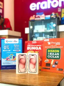 Kredit IPHONE 15 Plus (128 GB) - Garansi Resmi iBox !!