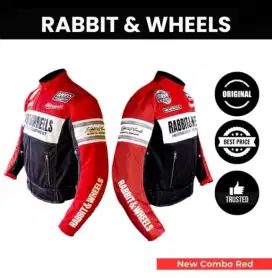 JAKET RABBIT AND WHEELS NEW COMBO RED - SIZE M