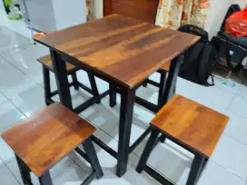 Kursi meja 1 set angkringan