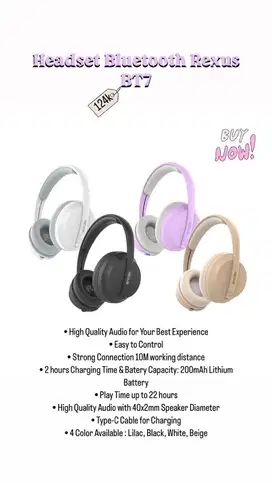 headphone rexus BT7