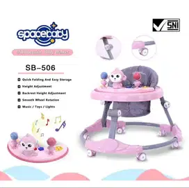 Spacebaby Baby Walker  Monkey Alat Bantu Jalan Anak SB 506