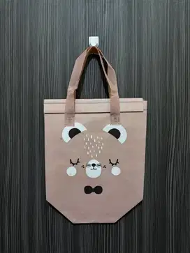 Thermal Bag Tas Spunbond Bekal Kemasan Cooler Tas  Makanan 25x24x13