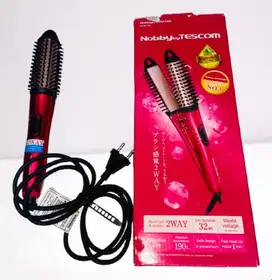 NOBBY BY TESCOM NTIR1832 NEGATIVE IONS 2 WAYS HAIR IRON ORIGINAL