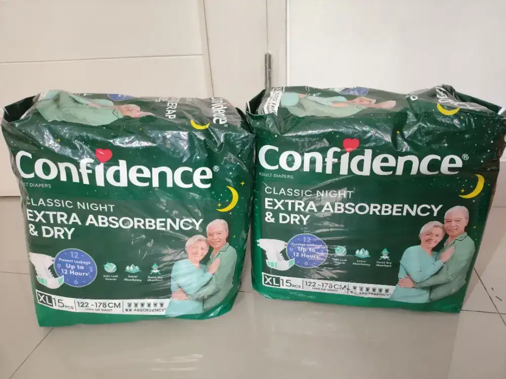 Popok Dewasa Diapers Confidence Classic Night Size XL