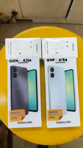 SAMSUNG A06 4/64  4/128  6/128 BARU