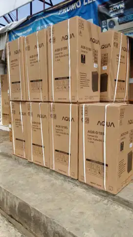 Jual kulkas aqua 185mds cicil kredit bisa