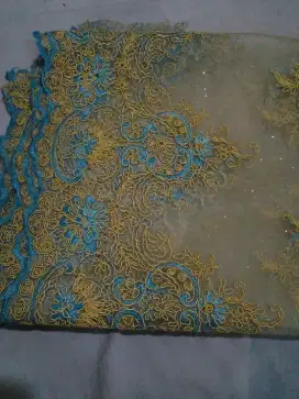 Bahan tile atw brukat untuk kebaya