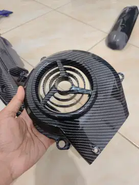 Cover tutup kipas ori yamaha mio carbon hitam