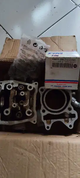 Head vario 150 dan Cylinder blok