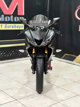 Yamaha R15 black Matte 2022 mewah siap mudik. Anugerah motor rungkut