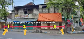 Dijual Murah Rumah beserta 2 Ruko di Pusat Kota Tulungagung.