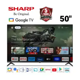 SHARP 4K UHD GOOGLE TV 50 Inch - Dolby Digital 4T-C50FJ1I HDRBluetooth