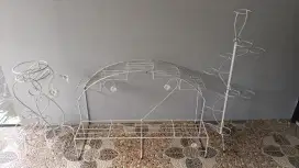 3buah rak bunga besi