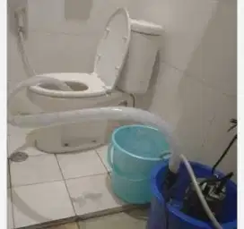 Sedot wc/tembak saluran mampet