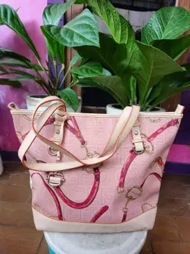 TOTE BAG WANITA BRANDED BAHAN KULIT ASLI