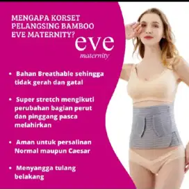 Korset Pelangsing Bamboo Corset Perut Premium Anti Gatal