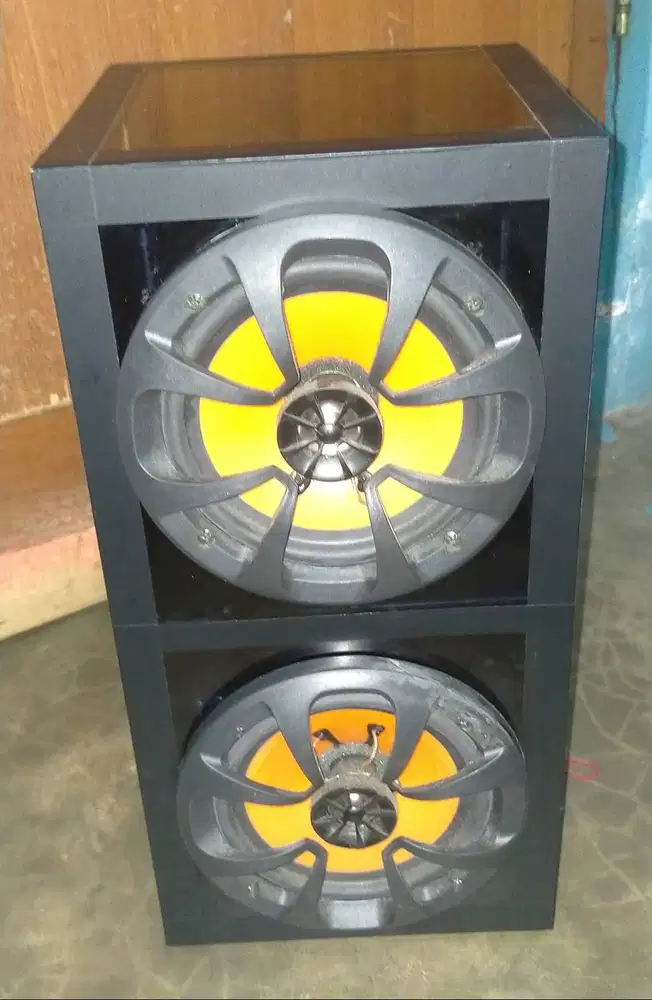 Speaker Bluetooth ZK-502H akrilic sheet 6 mm hitam transparan