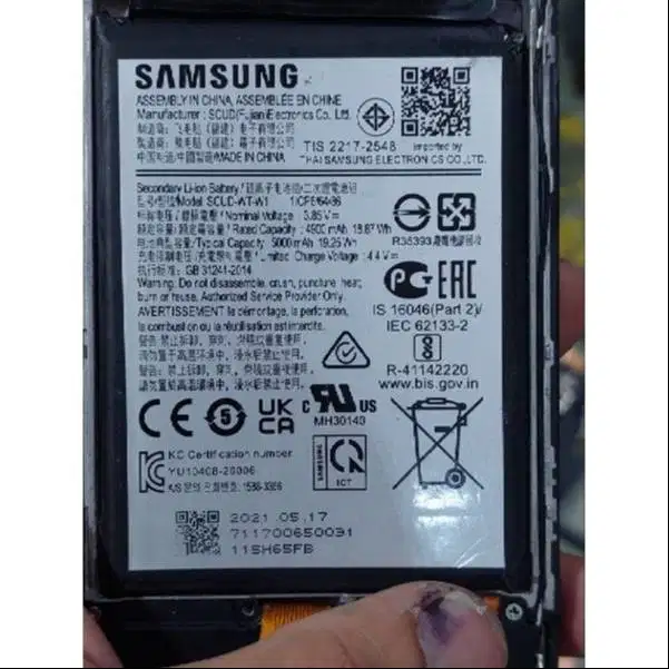 Baterai Samsung A22 5G original copotan HP