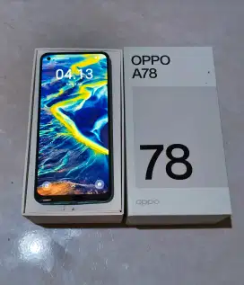 Oppo A78 8/256gb warna hijau laut muluss luss like new