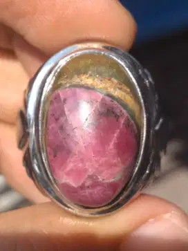 merah ruby kombinasi kalsedon sangat langka