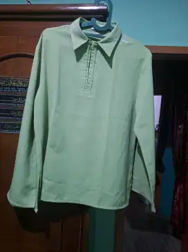 Atasan hijau st ives size 14