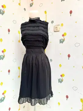 Black Dress Wanita Ala Vintage