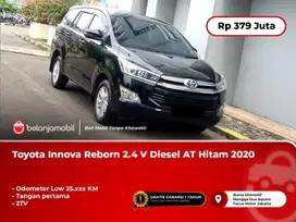 [LOW KM 25RB] Toyota Innova Reborn 2.4 V Diesel 2TV AT Hitam 2020/2021