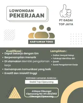 LOWONGAN PEKERJAAN