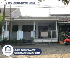 DIJUAL RUMAH SIAP HUNI 1 LANTAI DI GRIYA LOKA BSD -ARB50