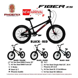 Sepeda BMX New Phoenix FIBER X5 20 inch