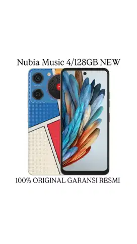 ZTE Nubia music RAM 4/128GB NEW GARANSI RESMI
